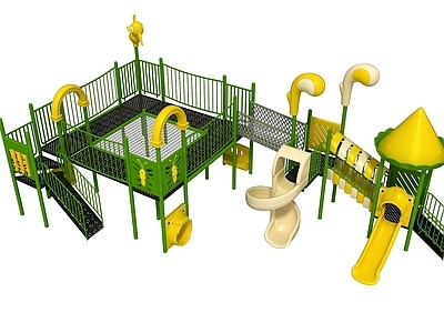 现代娱乐器材 儿童滑梯