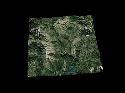 现代办公大厅 地形