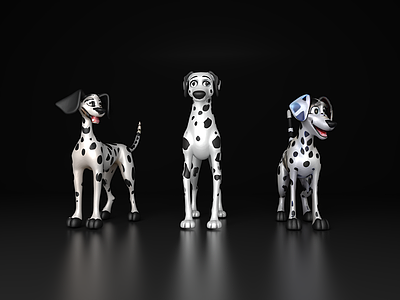 狗 卡通斑点狗 狗 卡通狗 斑纹狗 花狗 卡通动物 宠物 dog 可爱狗