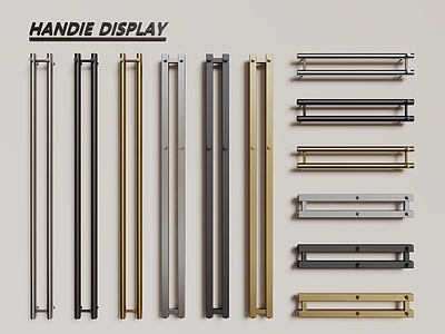 现代轻奢拉手 金属拉手 长拉手 拉手组合 柜门拉手 门拉手
