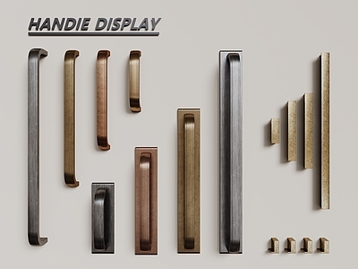现代极简拉手 金属拉手 长拉手 拉手组合 柜门拉手 门拉手