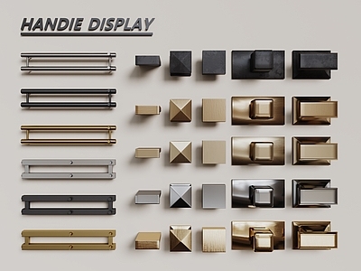 现代极简拉手 金属拉手 长拉手 拉手组合 柜门拉手 门拉手