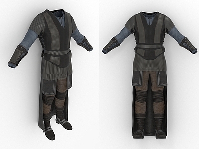 衣服 战士服装 中世纪服装 铠甲 锁子甲 皮甲