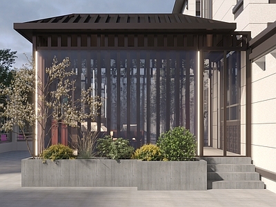 现代新中式亭子 新中式亭子