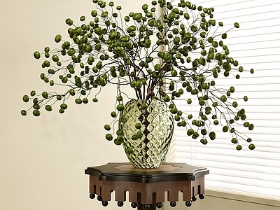 现代中古花艺 中古风花瓶花艺
