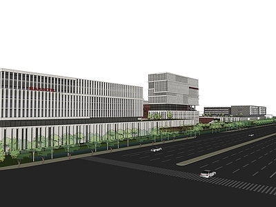 现代其他工业建筑 产业园