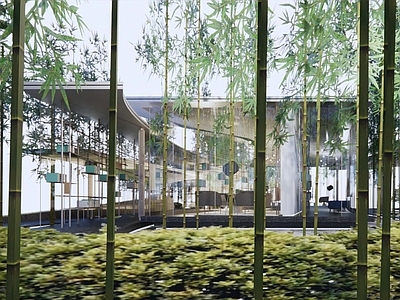现代图书馆建筑 图书馆 小型图书馆 社区图书馆