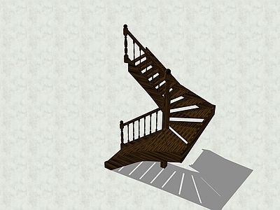 现代楼梯 室内楼梯
