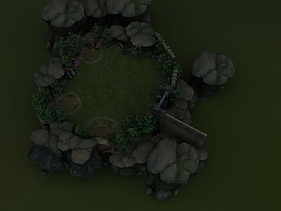 现代英雄联盟游戏场景