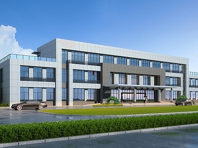 现代办公楼建筑 多层办公楼 施工图