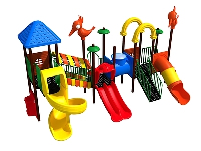 现代娱乐器材 儿童滑梯