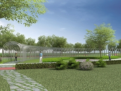 现代其他景观小品 公园景观