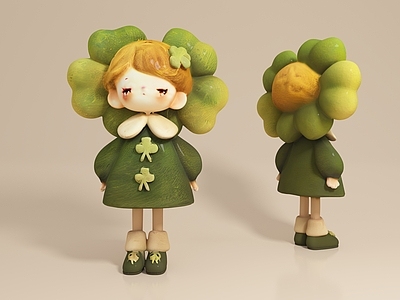 儿童 卡通少女 女孩 儿童摆件装饰 人偶玩偶玩具 雕塑雕像道具 美陈卡通游戏