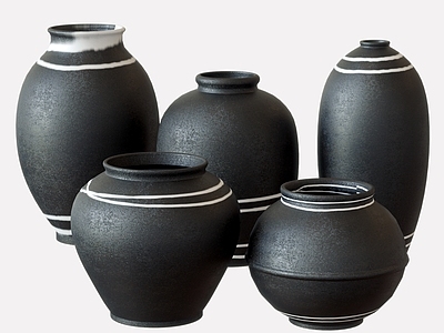 中古罐子 陶罐 酒坛 陶罐花瓶 陶罐器皿
