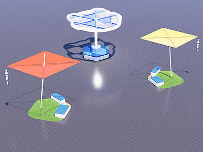 现代遮阳伞 儿童遮阳伞 儿童户外休息区 儿童户外休息椅 卡通遮阳伞