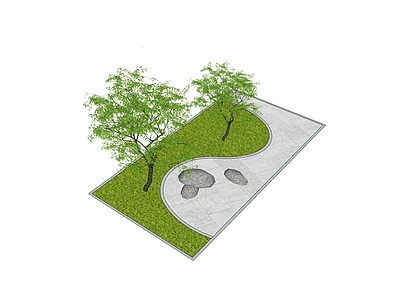 现代庭院小品 庭院景观