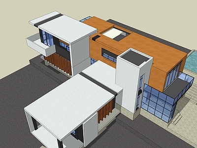 现代展览馆建筑 展览馆