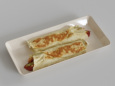酒水食物 鸡肉卷 煎饼果子 汉堡 饮料