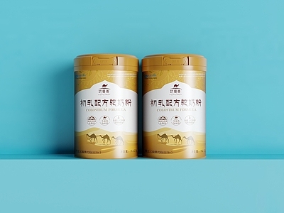 现代母婴店 奶粉罐 牛奶羊奶