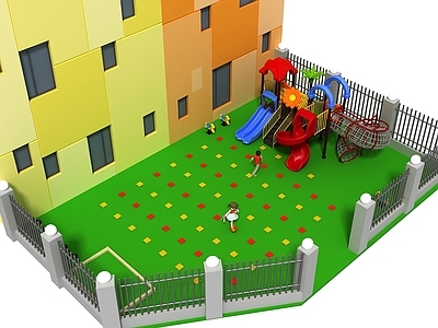 现代娱乐器材 儿童滑梯乐园