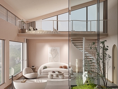 现代轻奢公寓 现代公寓房