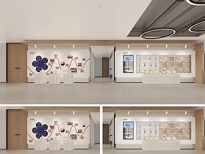 现代其他办公空间 办公展厅 企业展厅 企业展示