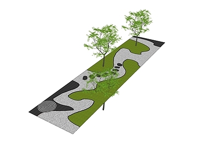 现代乡村庭院 景观院子