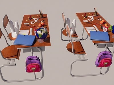 现代新中式其他桌子 学生桌子学校用品