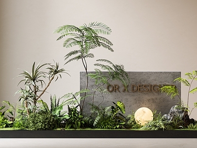 花坛 花箱 植物造景 室内景观 植物堆 绿植组合