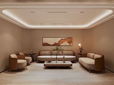 现代轻奢接待室 现代轻奢接待室