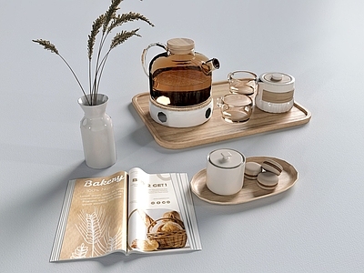 茶具 茶壶 茶盘 茶几摆件组合 餐桌摆件组合 茶杯