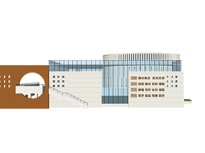 现代简约其他学校空间 学校校风校训 学校建筑