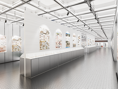 工业简约其他商业建筑 展厅 展示设计 工业风 简约 公共空间