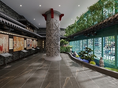 新中式中式中餐厅 中式餐厅汉风前台