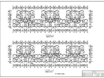 现代住宅楼建筑 商住楼建筑图 施工图