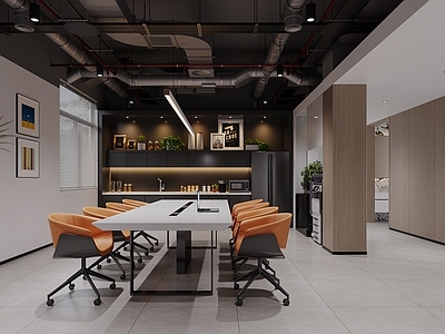 现代茶水间 茶水间 水吧