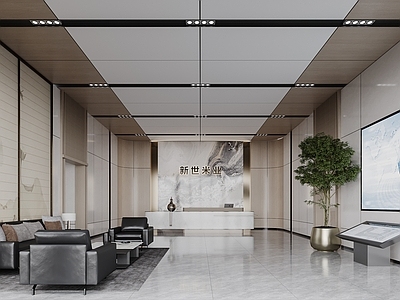 现代办公大厅 大厅