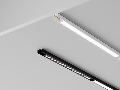 现代极简格栅灯 明装磁吸灯 格栅灯