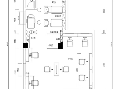 现代屋顶花园 屋顶花园平面图 庭院花园 露台 施工图
