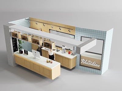 现代后厨 后厨 面包店 前台