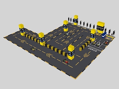 现代道路 卡丁车赛道
