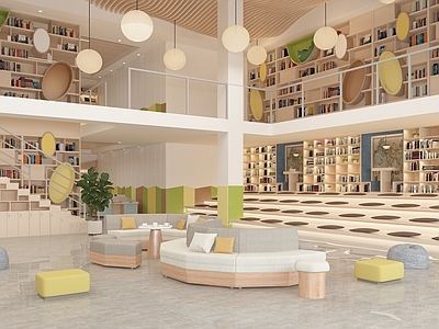 现代图书馆 图书馆 活动室