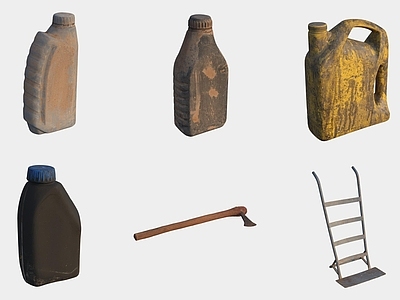 现代其他局部构件 工业用品塑料瓶斧