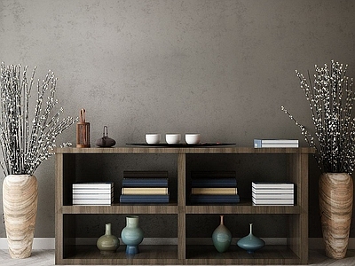 现代家具饰品组合