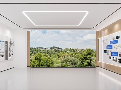 现代办公大厅 展厅