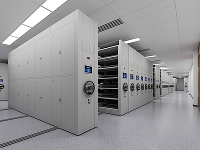 现代其他办公空间 现代办公室档案室 档案室