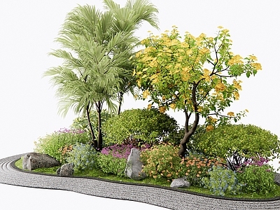 植物堆 灌木 花境 花草组合 植物组合 花池植物