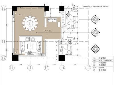 现代新中式中餐厅 酒店豪华包房 餐厅包房 施工图
