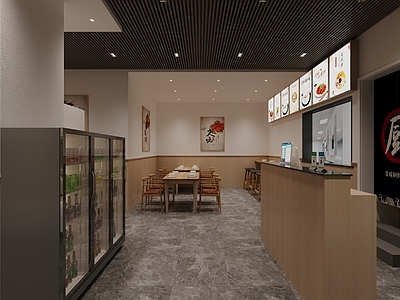 现代新中式自助餐厅 新中式餐厅
