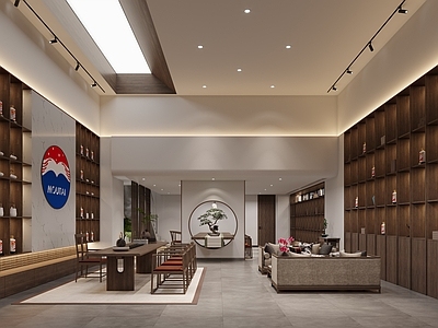 新中式现代烟酒店 烟酒店 酒 茅台 KTV 包厢